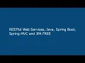 RESTful Web Services Java Spring Boot Spring C and JPA FREE