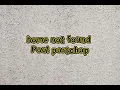 Paul Partohap - HOME NOT FOUND [Lyrics]