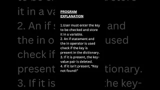 Python Program - Remove a Key from a Dictionary CodingwithShameera