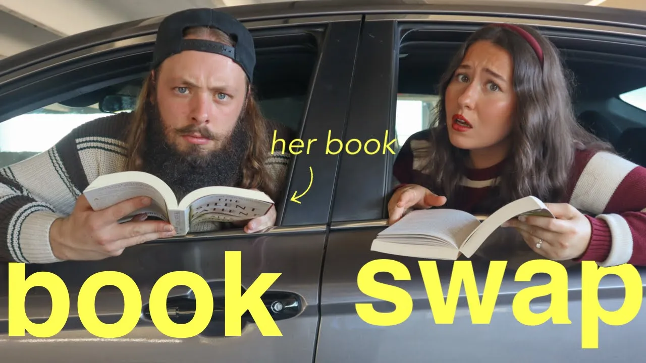 Swapping Books With My Wife...On A Road Trip