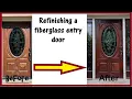 Refinishing a once beautiful front door