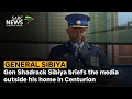 Download Lagu General Shadrack Sibiya briefs the media outside his home in Centurion