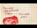Sheila On 7 - Pemuja Rahasia (Lyric Video)
