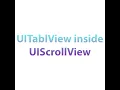 UITableView with self sizing cell inside ScrollView
