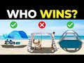 TOP 5 BEST SUNSHADES for BEACH 2026 Affordable BEACH TENTS on AMAZON