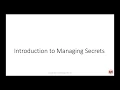 Managing Secrets using Hashicorp Vault - Part 1