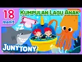Download Lagu 🦑🦈 Hewan laut keren, Ikan Paus, Hiu, Cumi Raksasa | Kumpulan Lagu Anak | JunyTony Bahasa Indonesia