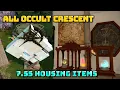 FFXIV All New Housing Items Patch 7 55 Occult Crescent North Horn