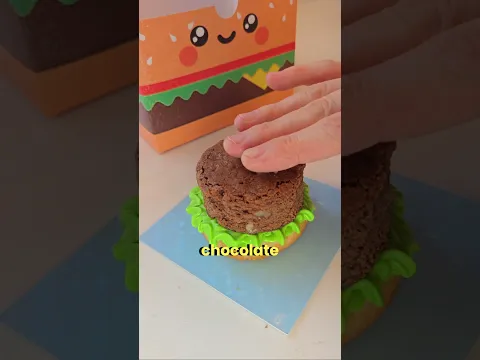Hamburguesa con betún!! 🍔 de mi pastelería