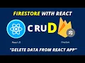 How To Delete Data From Firebase Firestore Database cruD