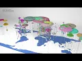 Data Visualization in Houdini using VEX - COVID cases per million from March 2020 to March 2022