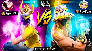APELITA VERSUS SUCO EL PVP MAS EPICO EN FREE FIRE😱TERMINA MAL!