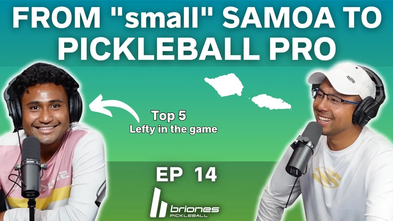3.5 to PRO: A REAL conversation with top pro Pesa Teoni | Briones Pickleball Podcast