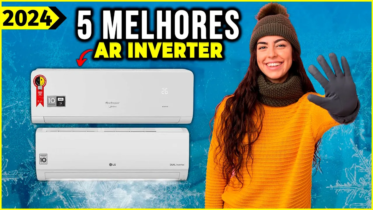 Os 5 Melhores Ar Condicionado inverter De 2023! // Tem ar condicionado 9000 btus e Outros
