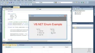 Enum example - VB Net