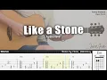Download Lagu Like a Stone - Audioslave | Fingerstyle Guitar | TAB + Chords