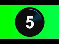 5 Second Timer Green Screen No Copyright