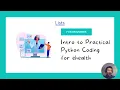 Ep8 Lists Intro to Practical Python Coding for ehealth for Beginners