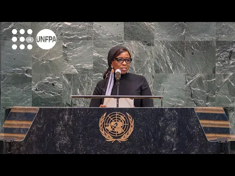 UNFPA Executive Director addresses young delegates at the National Model UN,…