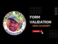 Form Validation Using JAVASCRIPT