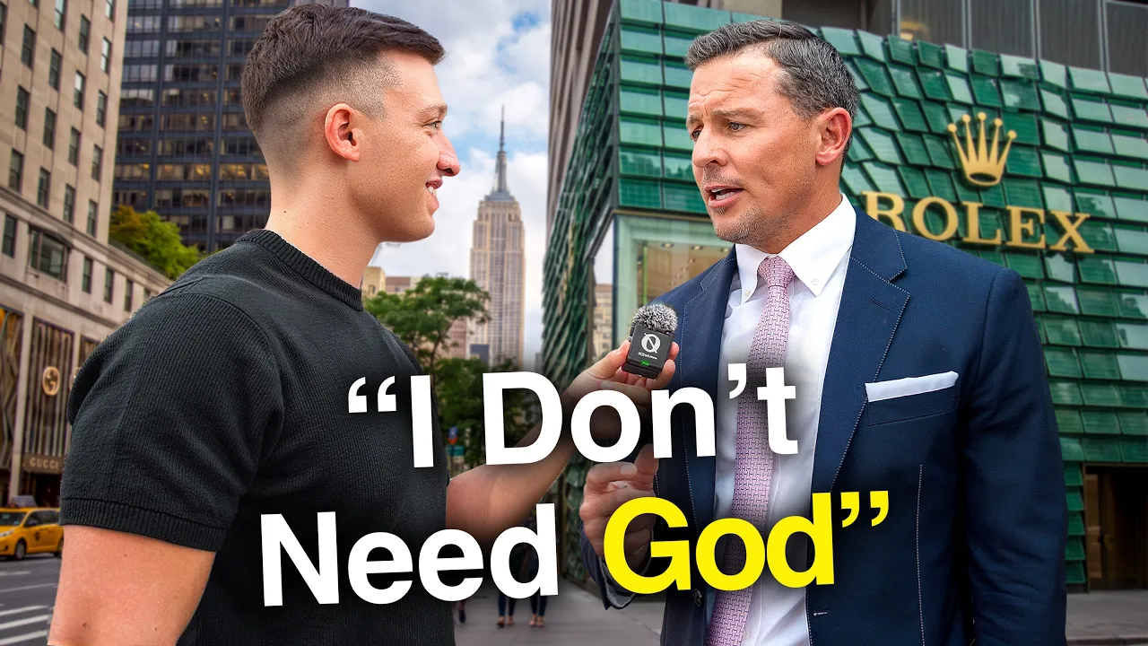 Asking NY Billionaires If They Believe in God!