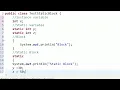 Static Method Static Block Static Variable Static Keyword Java in Telugu Java Basics 25