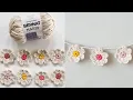 Crochet Summer Daisy Garland