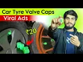 Fluorescent Tyre Valve Caps For Cars Bikes With Neon Glow Viral Ads