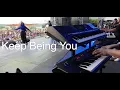 Download Lagu Keep Being You \u0026 Kau Adalah  - ISYANA SARASVATI [Keyboard Cam]