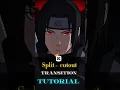 split cutout Transition tutorial