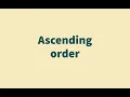 C Program to arrange number in ascending order