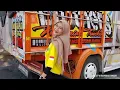 Story WA 30 detik || cinematik truk New bocah tamvan bersama ledist truk mbak ricil..