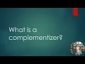 What is a complementizer in Biblical Hebrew