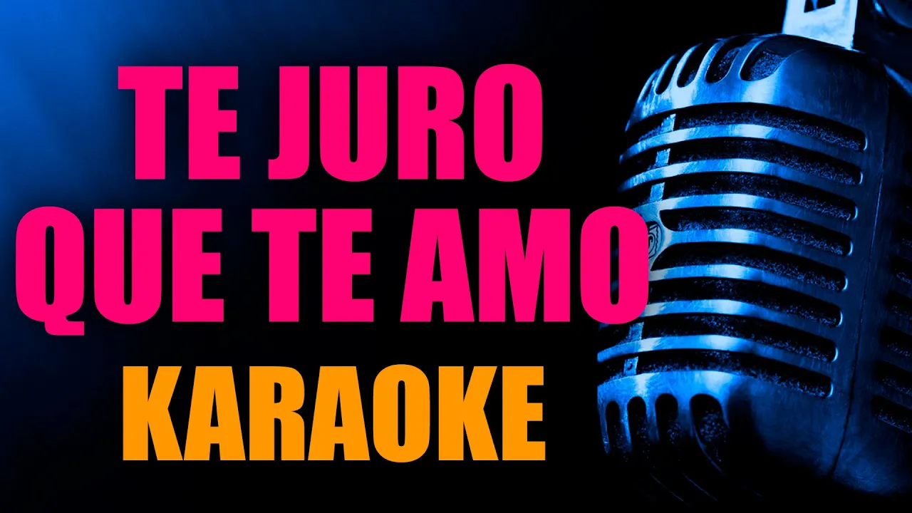 Te juro que te amo - Bryam Arambulo (KARAOKE)