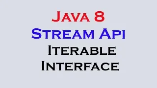 17 8 Java 8 Stream Api Features part 7 foreach method in Iterable Interface