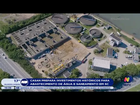 Casan prepara investimento histórico em SC