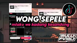 dj wong sepele by rully fvnky viral fyp tiktok terbaru 2025