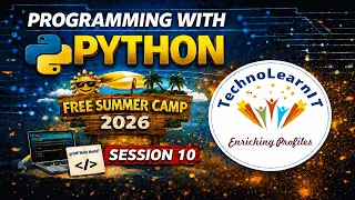 Programming With Python - Free Summer Camp 2026 Session 10 Tuples