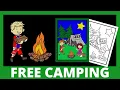 Free Printable Camping Coloring Pages