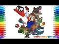 How to Draw Super Mario Odessey Drawing Coloring Pages s for Kids