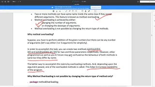 Method Overloading in Java -32
