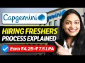 Capgemini HIRING Campus Process for FRESHERS Full Details