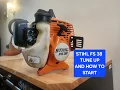Stihl FS 38 Tune up and How to Start