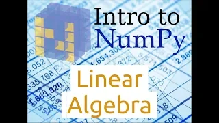 Introduction to Numpy Part-11 Linear Algebra