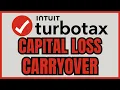 How To Fill Out CAPITAL LOSS CARRYOVER Amount In TurboTax QUICK EASY 2026