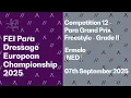 Download Lagu 🔴 LIVE | Competition 12 - Para GP Freestyle - Grade II - FEI Para Dressage European Championship