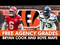Cincinnati Bengals 2026 NFL Free Agency Grades For Bryan Cook Boye Mafe Signings