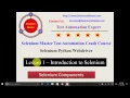 Lesson 1 Selenium Components