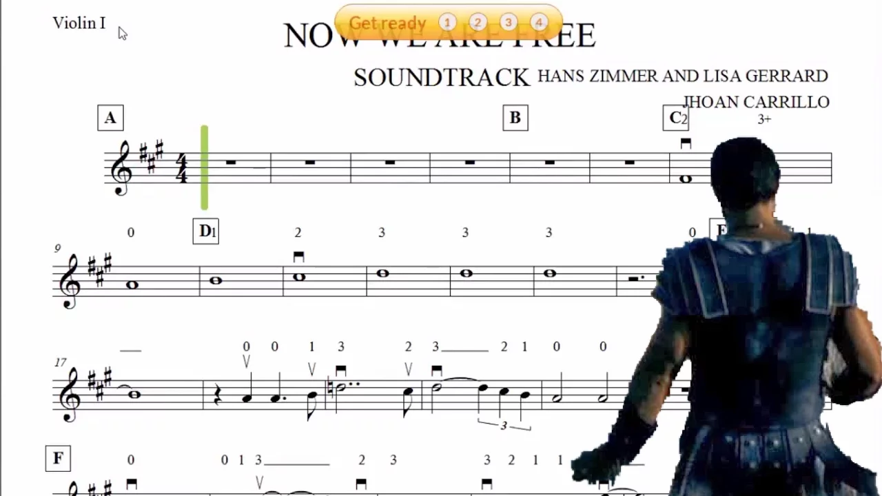 Now We Are Free • Hans Zimmer & Lisa Gerrard - Violín 1. Now We Are Free • Hans Zimmer & Lisa Gerrard - Violín 1.