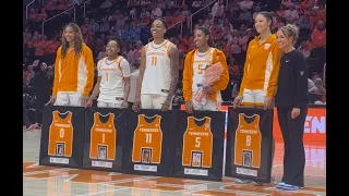 Full Lady Vols Basketball 2026 Senior Day Ceremony